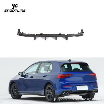 MK8 Carbon Fiber Aero Rear Diffuser Lip for VW Golf 8/Golf 8R 2021